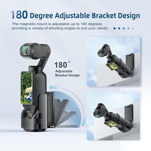 For DJI Osmo Pocket 3 Magnetic Mount Stand Compatible with DJI Osmo Pocket 3 - Picture 7 of 7