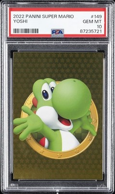 ヨッシーです 2022 PANINI SUPER MARIO #149 YOSHI PSA 10 | eBay