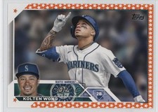 2023 Topps Complete Set Fanatics Exclusive Orange Star /99 Kolten Wong #407 0c4