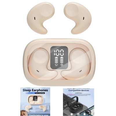 Invisible Sleep Earbuds with 58H Playtime & Noise Isolation for Side Sleepers