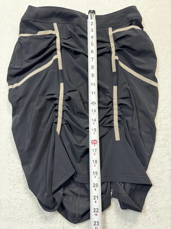 Ann Demeulemeester François Girbaud Black Sculptural Skirt Size M Avant Garde - Image 3 of 4