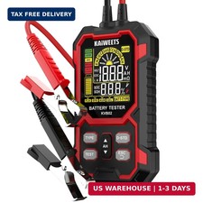 KAIWEETS Car Battery Tester, 12V/24V Automotive Battery Diagnostic Tool, 50-2000