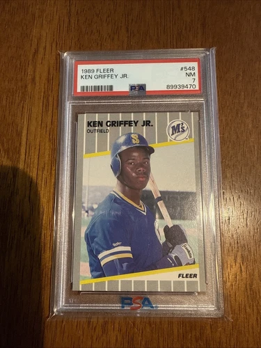 1989 Fleer - Ken Griffey Jr #548 Glossy (RC)