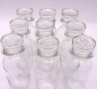 Vintage 9 Spice Jar Glass Bottles With Stopper Apothecary Made in Japan-READ — photo 1