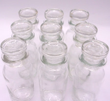 Vintage 9 słoik na przyprawy szklane butelki z korkiem apteka wyprodukowana w Japonii-PRZECZYTAJ