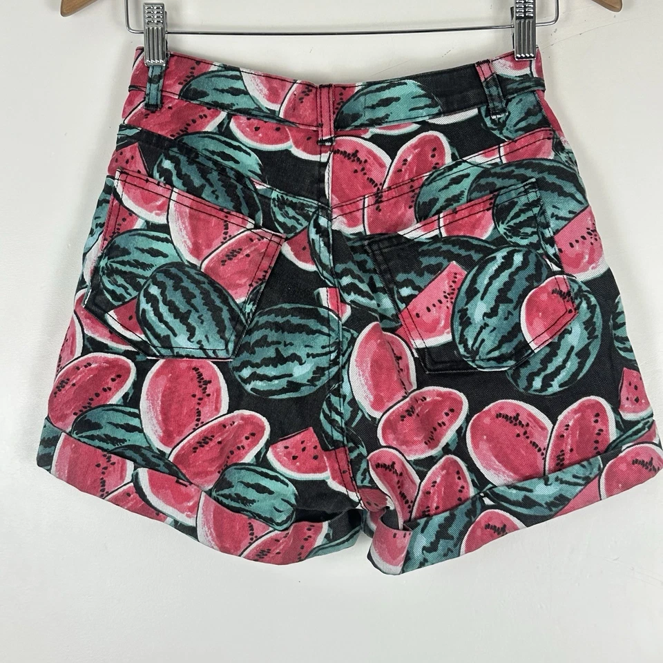 Pantalones cortos para mujer American Apparel con estampado de sandía talla 28/29 Foto 3 de 4