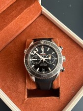 OMEGA Planet Ocean Co-Axial Chronometer Chronograph Men's Black Watch -...