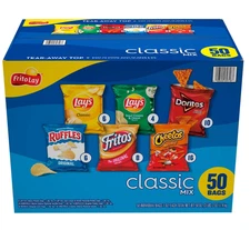 Frito-Lay Classic Mix Variety Pack Chips, 50 pk