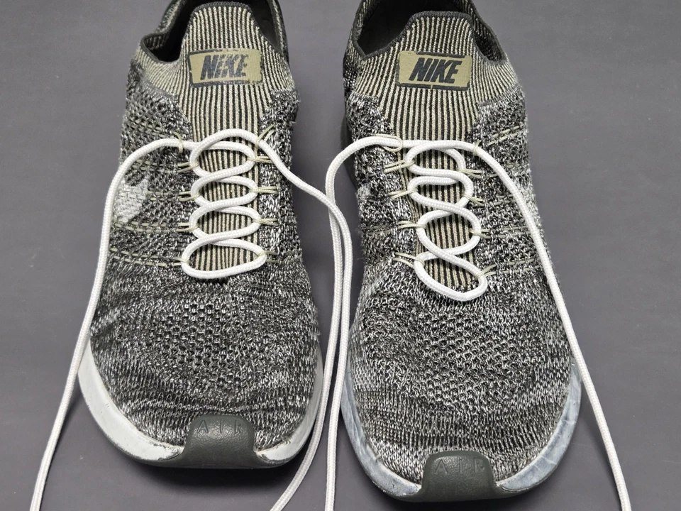 Nike Air Zoom Talla 10.5 Mariah Flyknit Corredor Sequoya Natural Verde Oliva Zapatos Foto 4 de 4