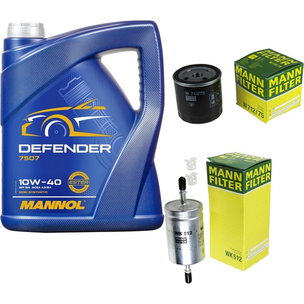 Inspektionspaket 5L Mannol Defender 10W-40 FüR Opel Zafira A 1.8 16V 2.0 OPC-image
