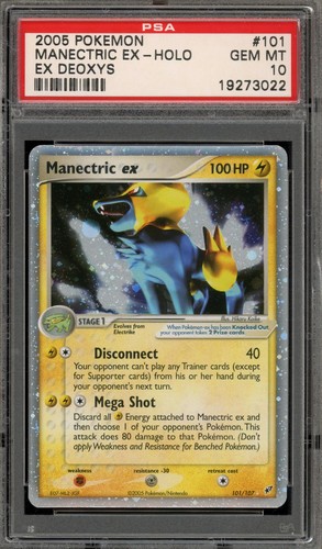 Manectric ex graded PSA 10 for sale on eBay