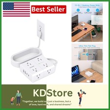 13-in-1 Surge Protector Power Strip with USB-C  Mountable Design