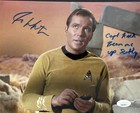 William Shatner Signed 8x10 Star Trek Photo AUTO JSA Beam Me