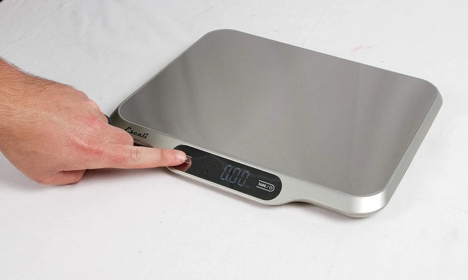 Báscula digital de control de porciones delgada San Jamar SCDGSL33, acero inoxidable Foto 3 de 4