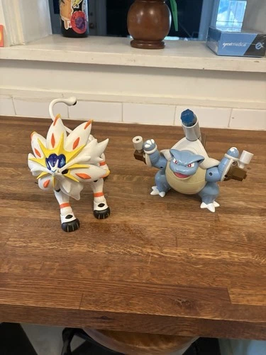 New ListingVintage Pokemon Tomy Lot of 3 PVC Figures BLASTOISE EX SOLGALEO PIKACHU