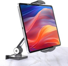 Suptek Aluminum Tablet Stand Desk Clamp Adjustable Holder YF108BV1B