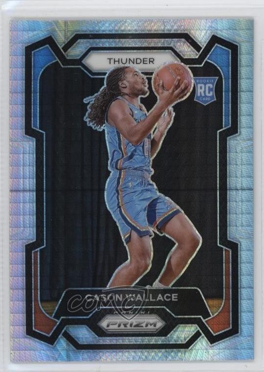 2023-24 Panini Prizm Hyper Prizm Cason Wallace #139 Rookie RC p8v