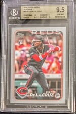 2024 Topps Japan 53 Elly De La Cruz PLATINUM 1/1 RC Rookie SSP *BGS 9.5 GEM MT