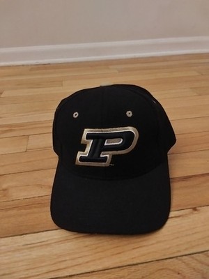 Purdue Boilermakers NCAA Vintage Zephyr Graf-X Four.O Wool Hat NWOT Size 7