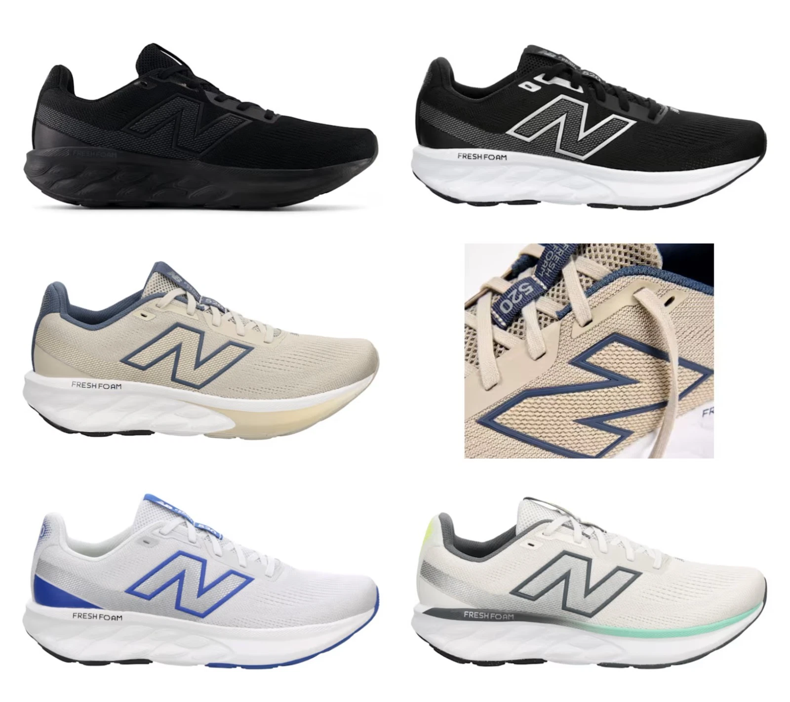 New Balance 520 Fresh Foam Men's Athletic Running Low Top Training Shoes