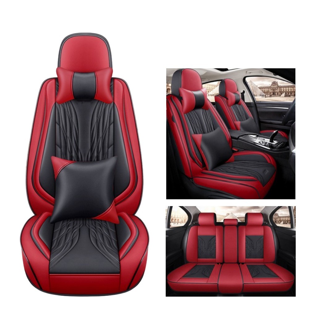 Leather Seat Cover Set for 2005-2026 Toyota Corolla 5 Seats Front Rear Protector