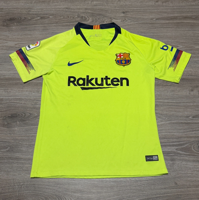 AUTHENTIC NIKE FC BARCELONA 2018 AWAY FOOTBALL MENS S SOCCER