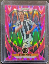 2025 Panini Prizm FIFA Club World Cup 2025 Kenan Yildiz Seismic Prizm Pink /299