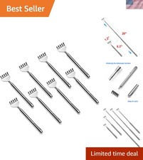 Extendable Stainless Steel Back Scratchers with Pocket Clip - For Men Women