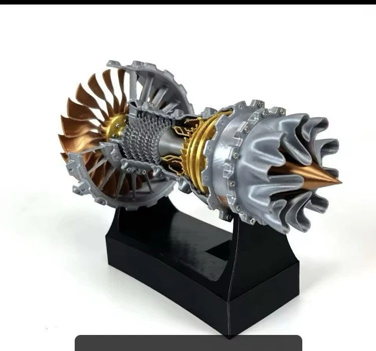 Турбовентиляторный двигатель Trent900 модель A380 модель авиационного двигателя вращающийся 21 см - Изображение 3 из 4