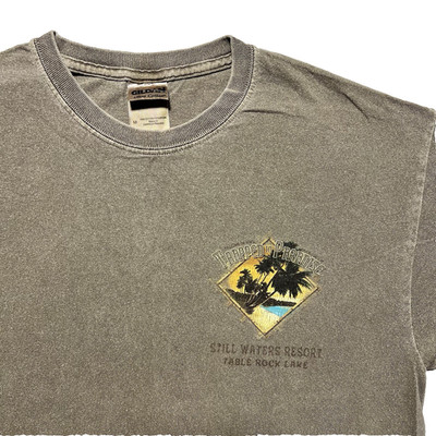Still Waters Resort Table Rock Lake T Shirt Mens M Brown Trapped In Paradise