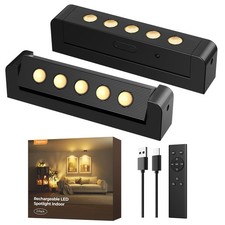 Spotlights Indoor with Daily Auto Timer, 5500mAh Rechargeable Plant Lights, W...