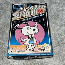 Colorforms Disco Snoopy Peanuts playset complete Vintage