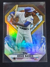 2022 Topps #DGDC-8 Ernie Banks Diamond Greats Die Cut E4