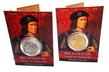 Reproduction  King Richard 3rd III Coins Pack - Groat and Angel (2 coin)