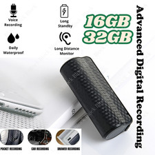 Digital Spy Voice Activated Recorder Mini Hidden Audio Recording Device 16/32GB