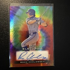 2024 Leaf Electrum ROCH CHOLOWSKY Rookie RC Tie-Dye AUTO Autograph 40/49