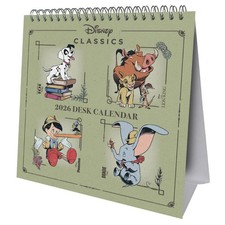 2026 Disney Heritage Desk Easel Calendar – Official Product – Classic Characters