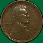 1918-S Lincoln Wheat Cent Choice Very Fine VF+/XF Coin #39576