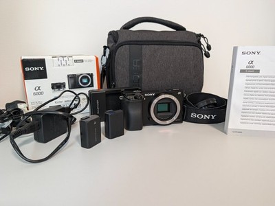 Sony a6000 Body / Gehäuse - Schwarz (nur ca. 28.500 Auslösungen!)