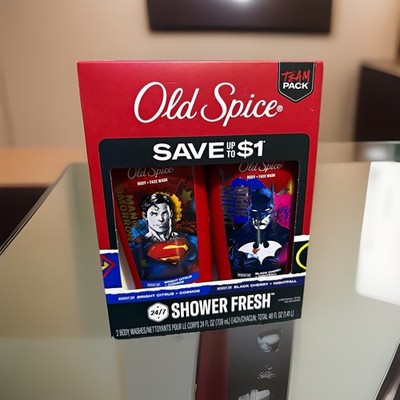 Old Spice 24/7 Shower Fresh Multipack Body & Face Wash 2x24 fl oz Citrus