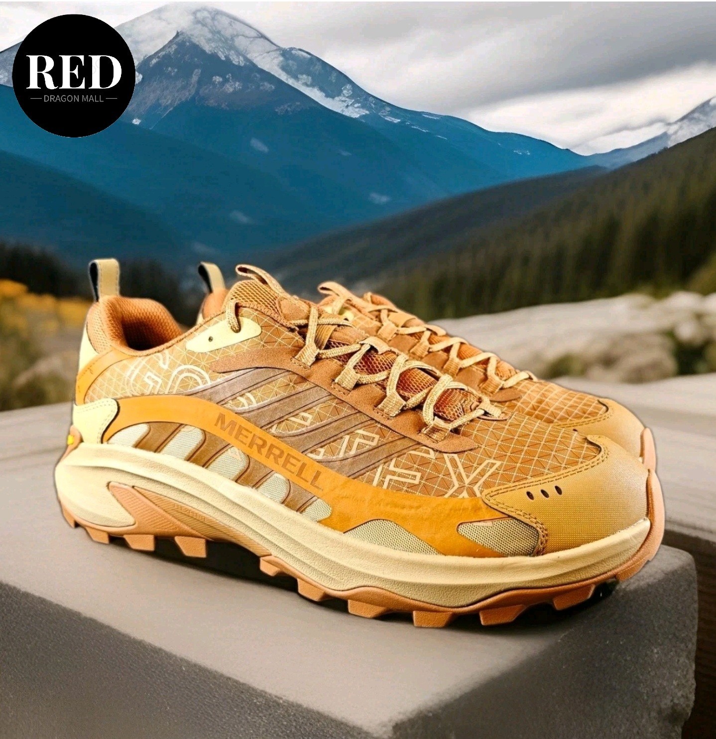 Scarpe da trekking Merrell Moab Speed 2 Gore Tex Spice J006653 Uomo taglia 13