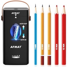 Electric Pencil Sharpener, Fully Automatic Pencil Sharpener for 6-12mm No.2/Jumb