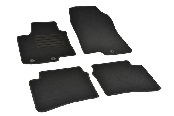 Passgenaue Schwarze Textilmatten Geeignet FüR Hyundai Bayon Ab 2021-image