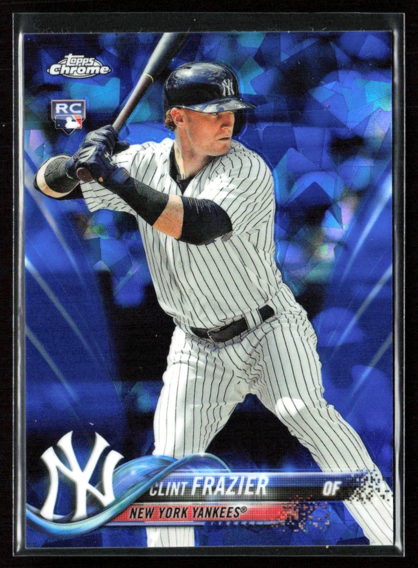 Clint Frazier 2018 Topps Chrome Sapphire RC #6 New York Yankees