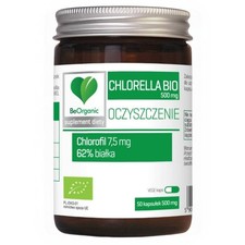 BeOrganic Chlorella BIO 500 mg, 50 capsules