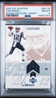 2002 Tom Brady Upper Deck Ovation Bound for Glory Jersey BG-TB Patriots PSA 8 MT