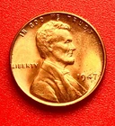 1947-P Lincoln Wheat Cent Penny GEM RED BU From an Original Bank Roll