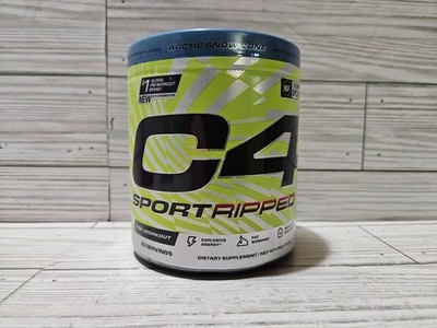 Cellucor C4 Sport Ripped Pre-Workout Arctic Snow Cone 20 Servings 9.9oz 3/2026