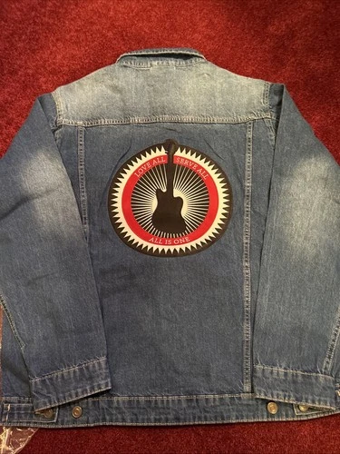 HARD ROCK CASINO Atlantic City Denim Jean Jacket BRAND NEW WITH TAGS SZ LARGE video thumbnail