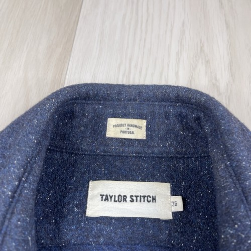 Taylor Stitch Explorer Shirt Jacket Size 36 Virgin Wool Silk Made In Portugal - Picture 7 of 11